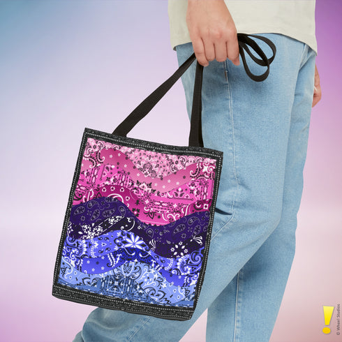 Omnisexual Pride Waves Tote Bag